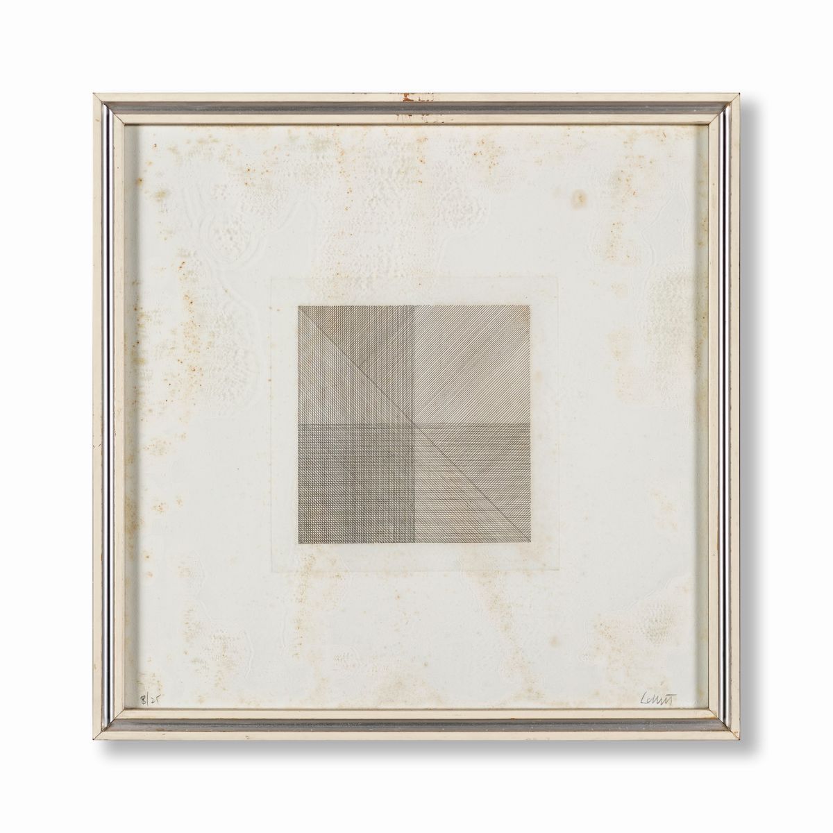 Sol Lewitt - Lotto di 3 Acquaforti