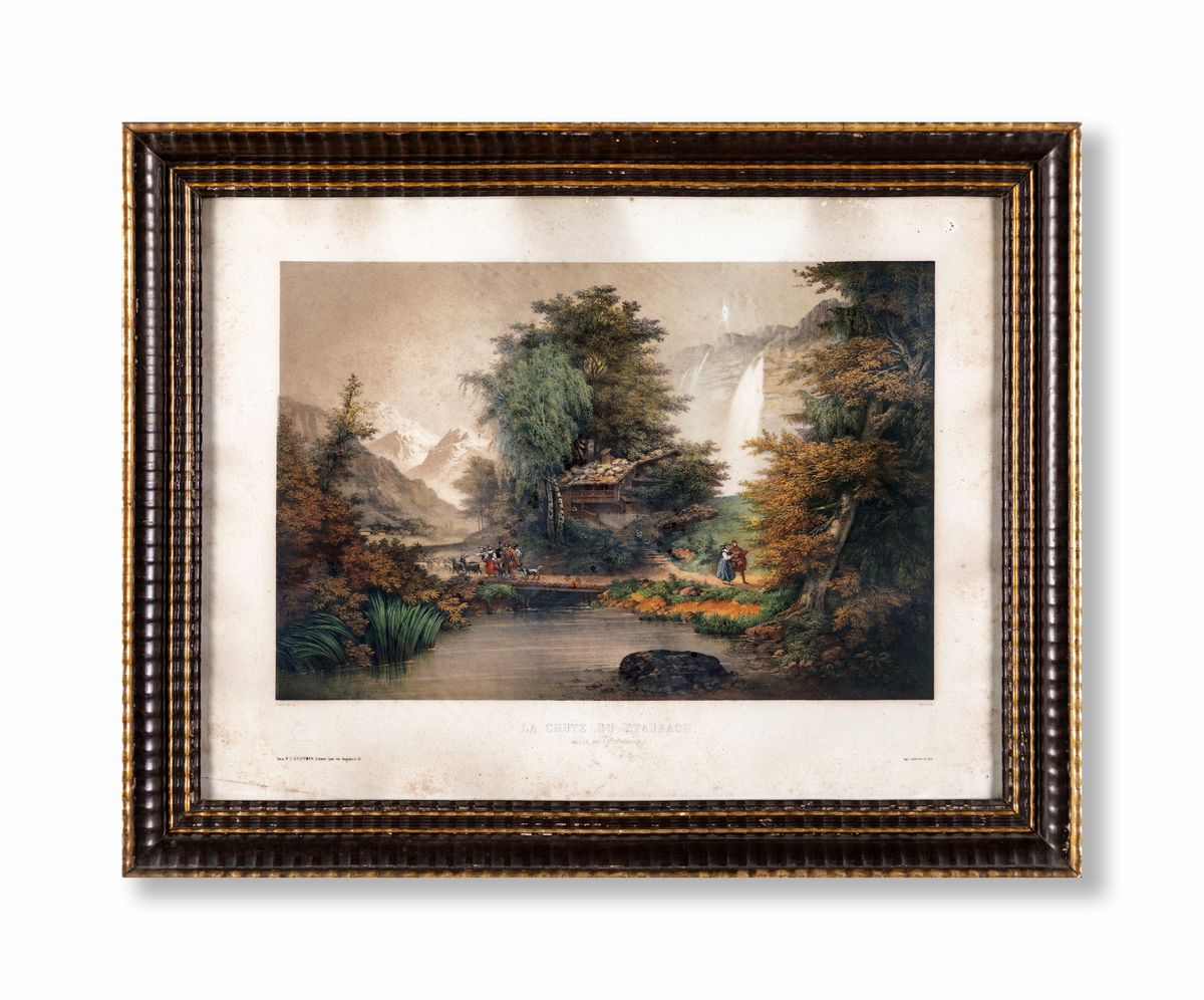 Coppia di Litografie Colorate, Jean Pierre Thénot (1803 - 1857)