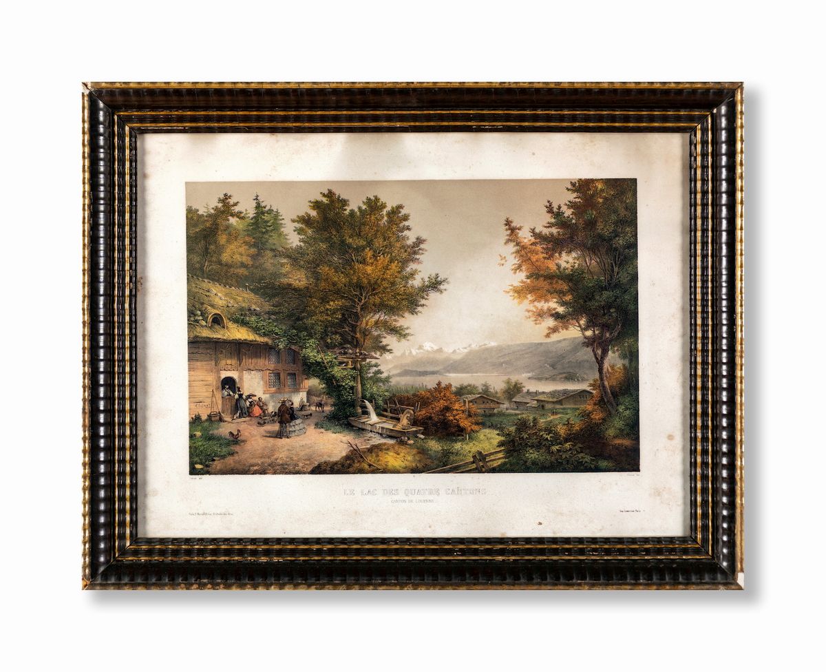 Coppia di Litografie Colorate, Jean Pierre Thénot (1803 - 1857)
