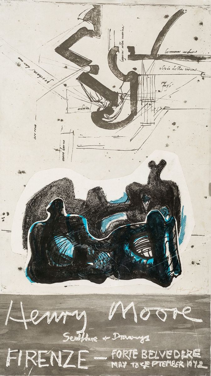 Manifesto (henry Moore Sculpture + Drawings, Firenze - Forte Belvedere, 1972)