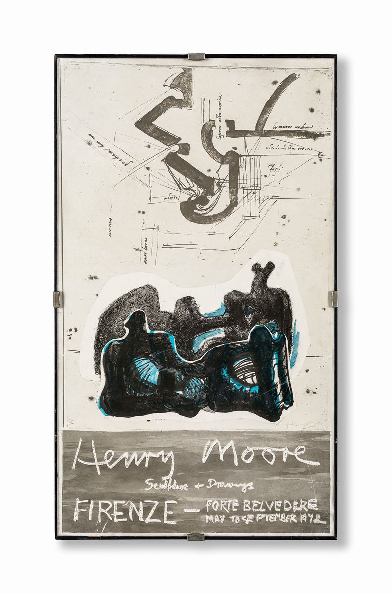 Manifesto (henry Moore Sculpture + Drawings, Firenze - Forte Belvedere, 1972)