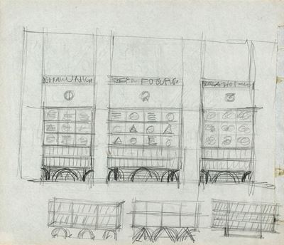 Lotto di Due Disegni Entro Stessa Cornice