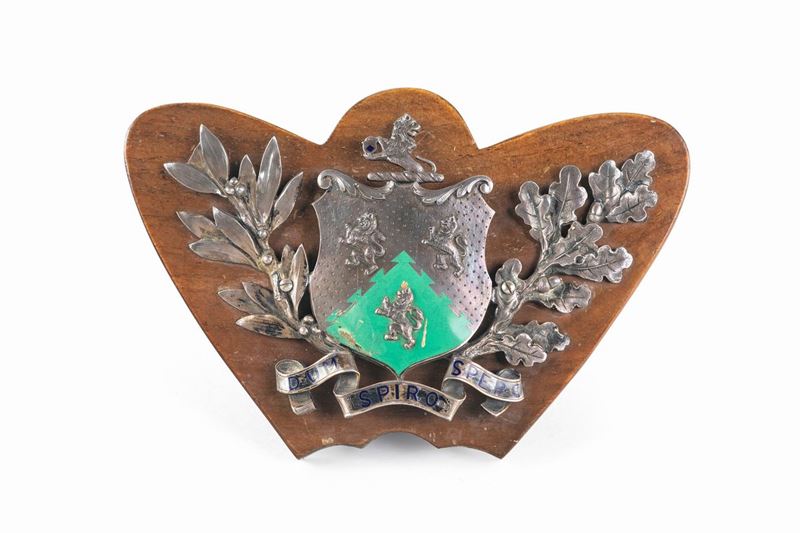 Crest in Argento, Inghilterra XIX Secolo, Regina Vittoria