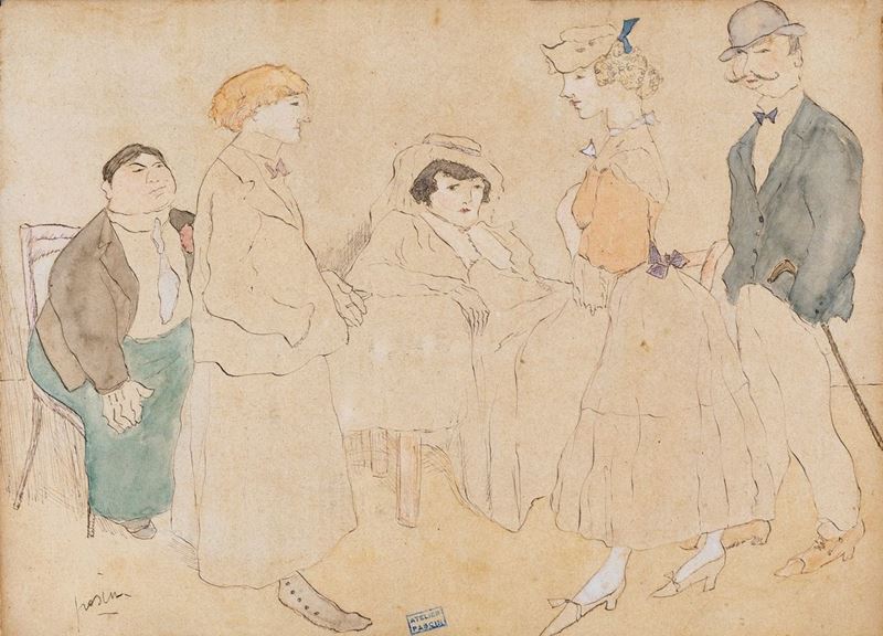 Jules Pascin - Conversartion