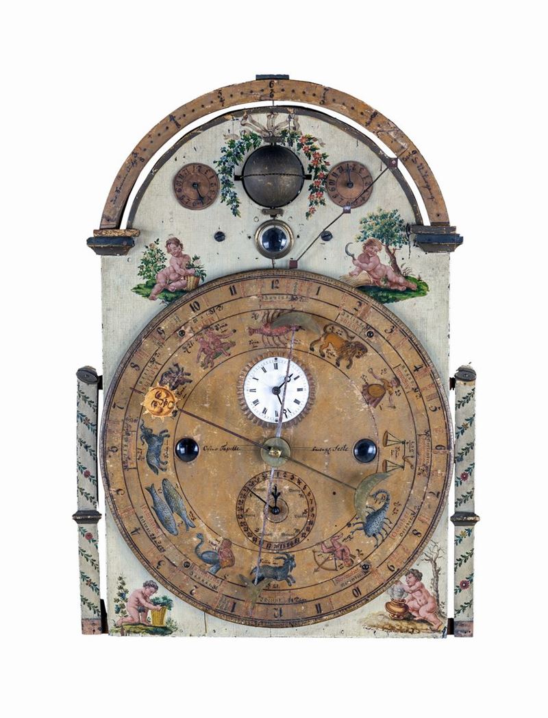 Orologio a Pendolo in Legno, Foresta Nera, Germania, XIX Secolo