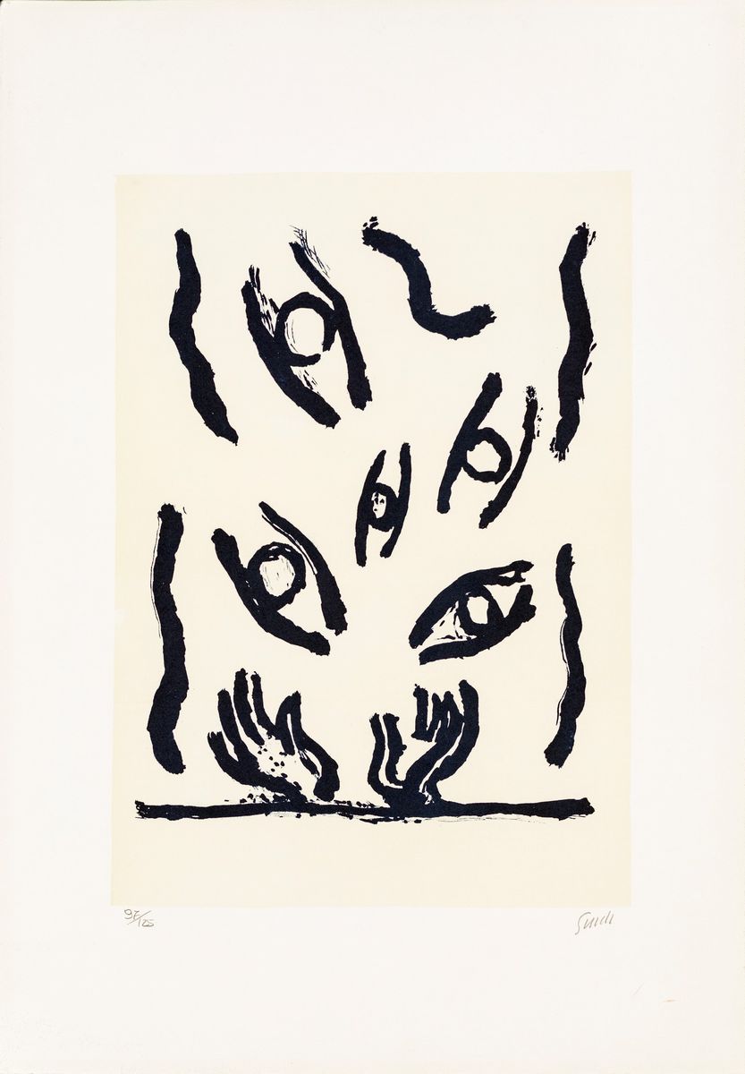 Virgilio Guidi - Lotto di 3 Litografie
