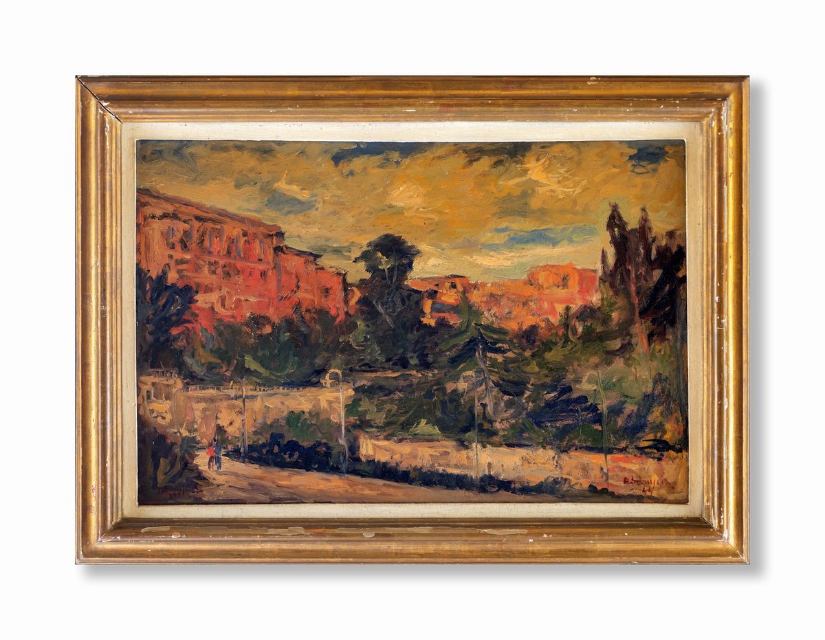 Achille Sdruscia - Veduta di Roma