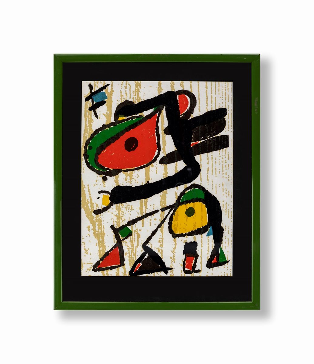 Joan Mirò - Lotto di 4 Xilografie dalla Serie "xilographies Por Mirò Engraver"