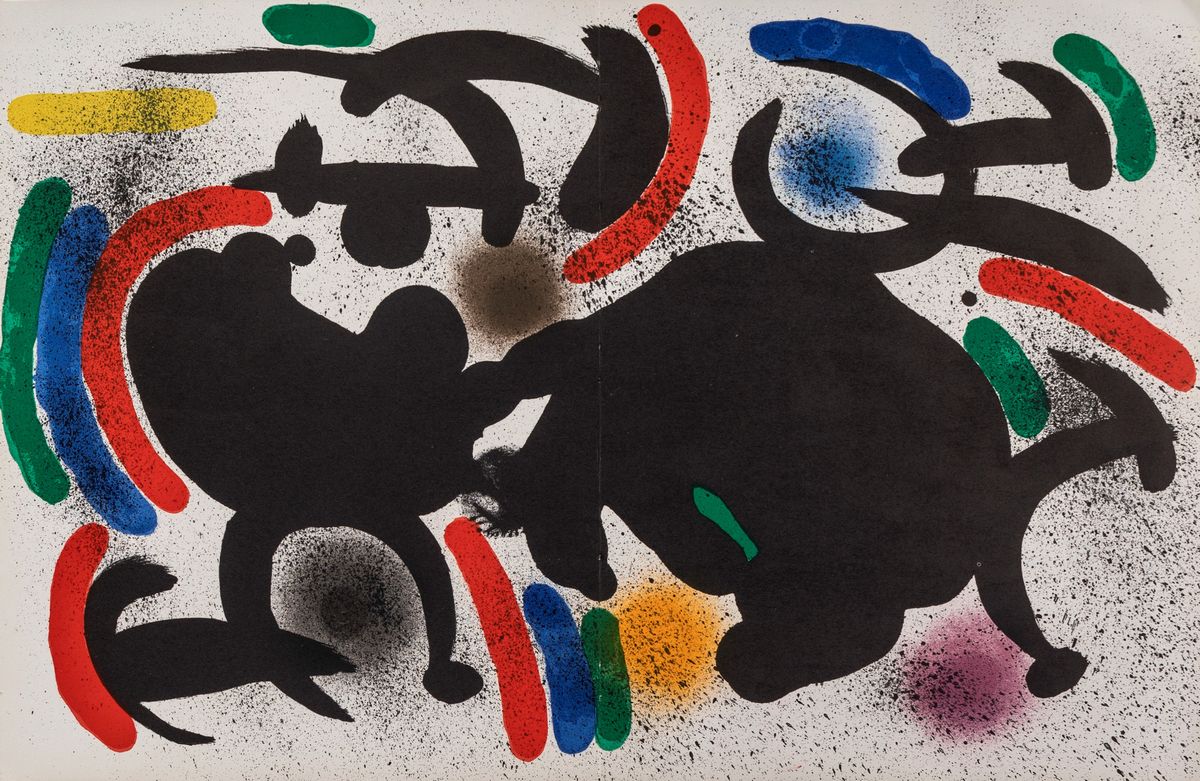 Joan Mirò - Lotto di 2 Litografie
