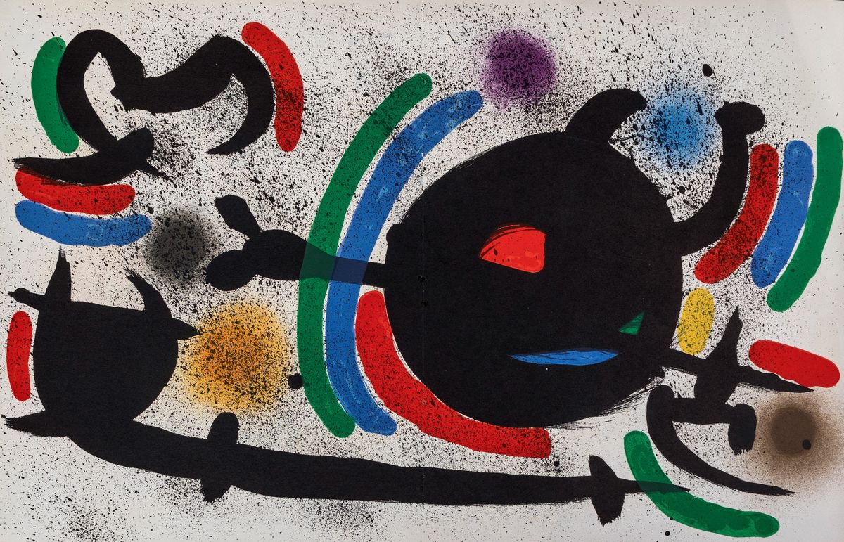 Joan Mirò - Lotto di 2 Litografie