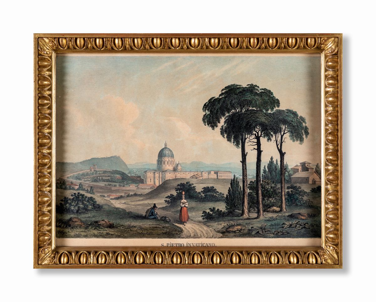 Gustaf Brusewitz - Il Vaticano dalle Falde di Monte Mario