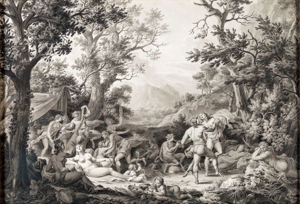 Pittore del XVIII secolo - Baccanale