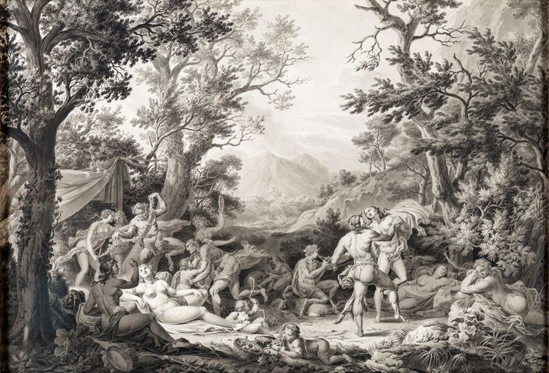 Pittore del XVIII Secolo - Baccanale