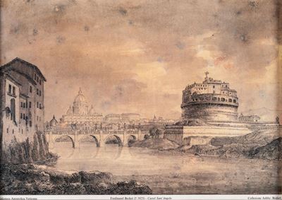 Veduta del Tevere con Castel Sant'angelo