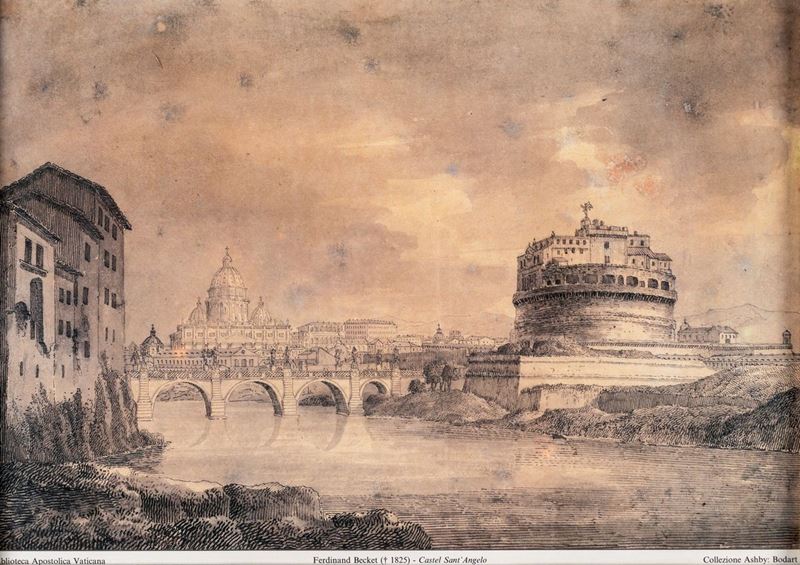 Veduta del Tevere con Castel Sant'angelo