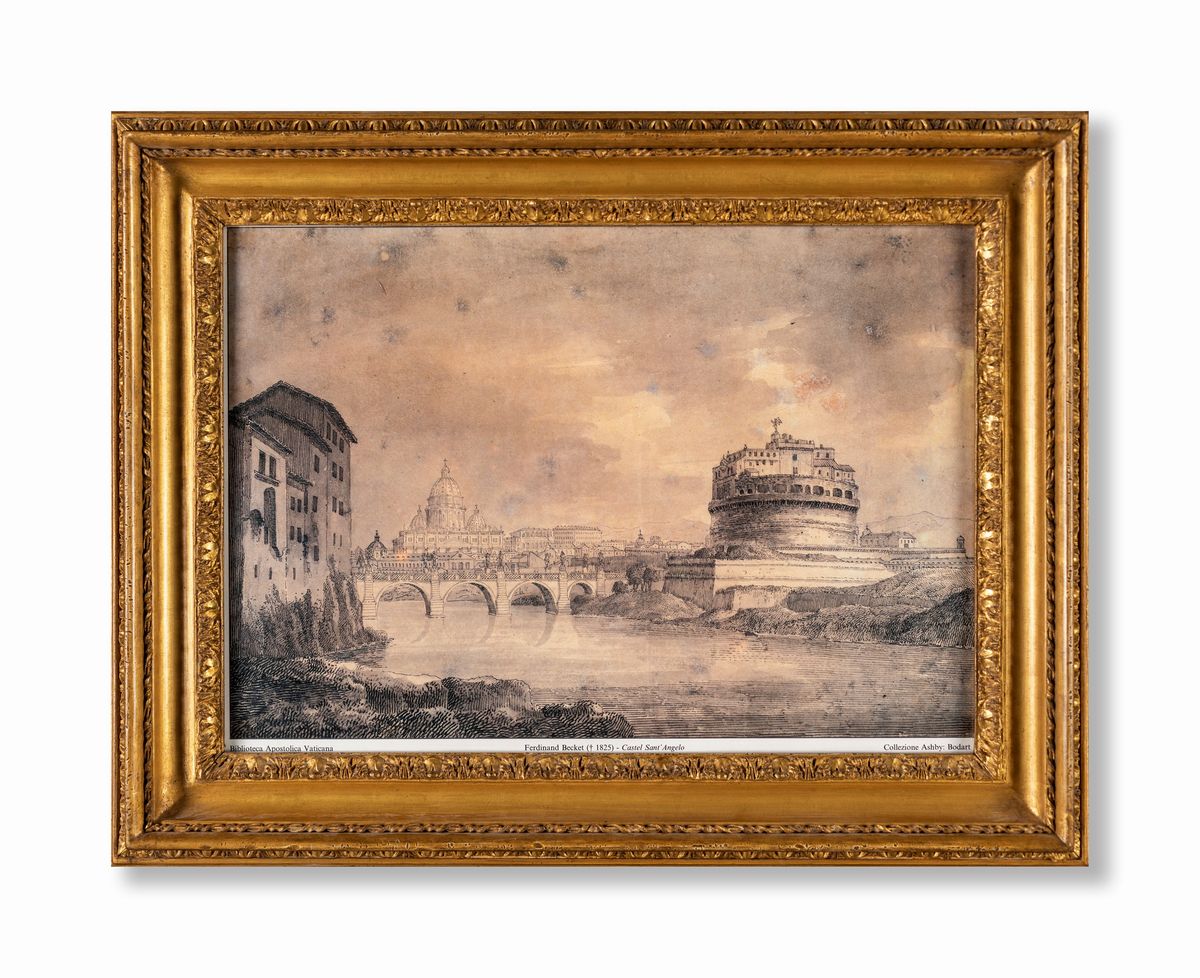 Veduta del Tevere con Castel Sant'angelo