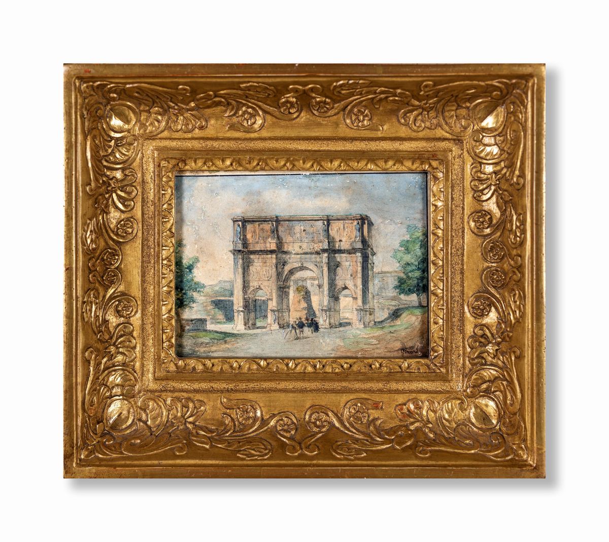 Paul-albert Girard - L'arco di Costantino e la Meta Sudans