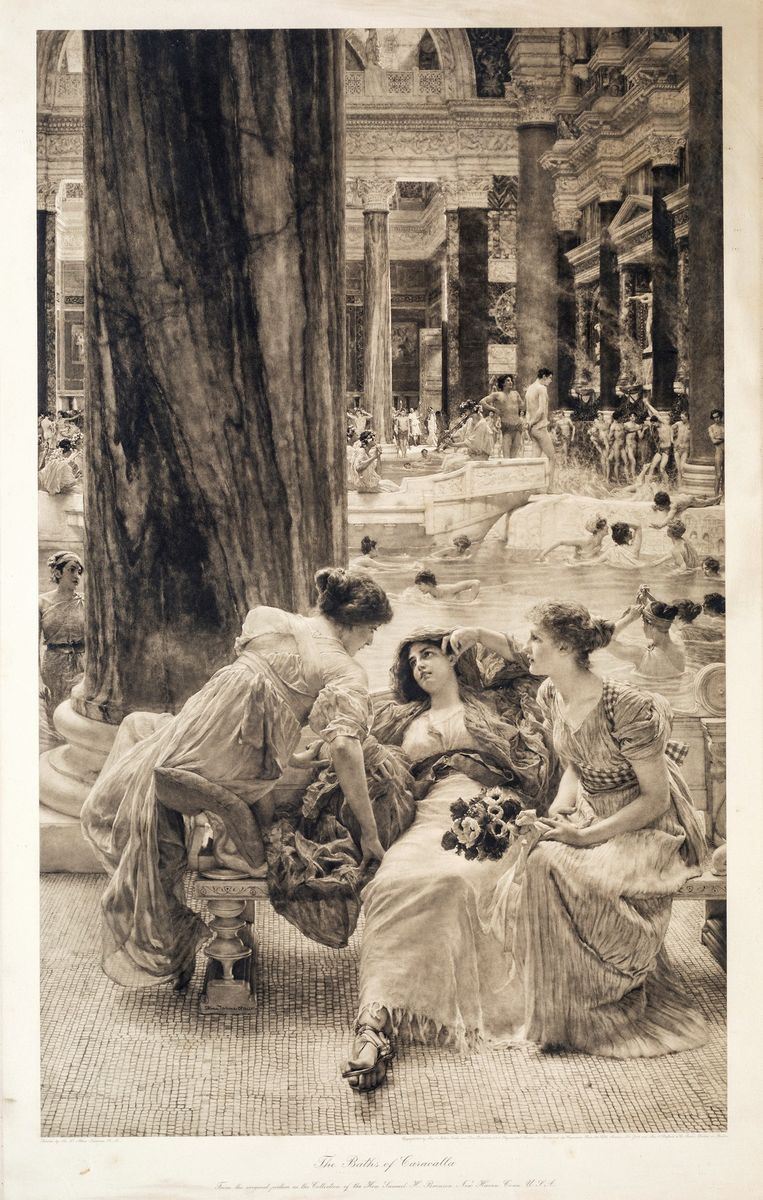 Lawrence Alma-tadema (da) - Le Terme di Caracalla