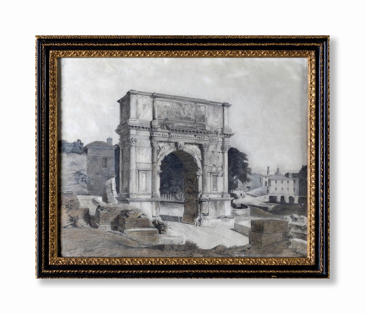 Carl Ferdinand Sprosse - L'arco di Tito