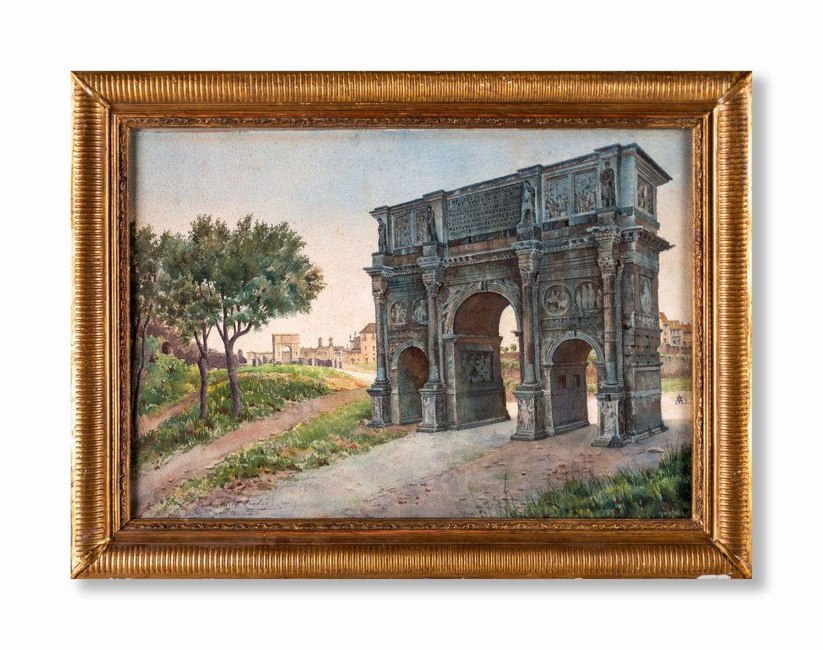 Edith Pradez - L'arco di Costantino sulla Via dei Trionfi