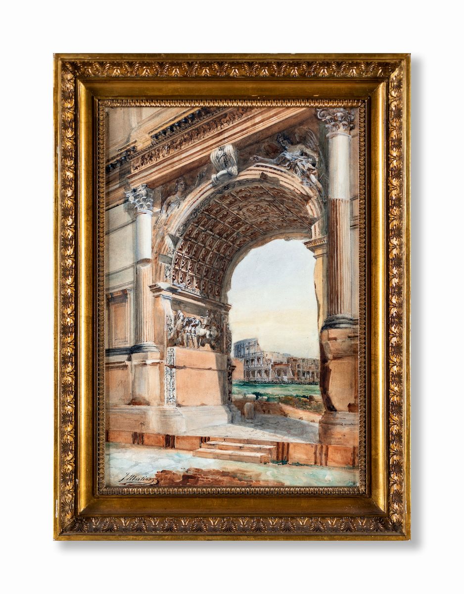 Juan Jiménez Martin (noto Anche Come Martino del Don) - Fornice Centrale Dell'arco di Tito Col Co...
