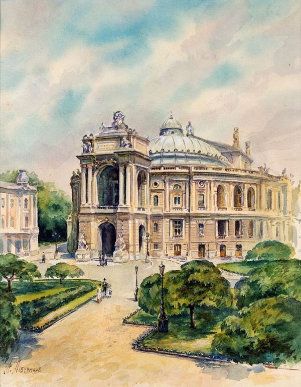 Scuola tedesca del XIX secolo - Teatro nazionale dell&#39;opera e del balletto di Odessa