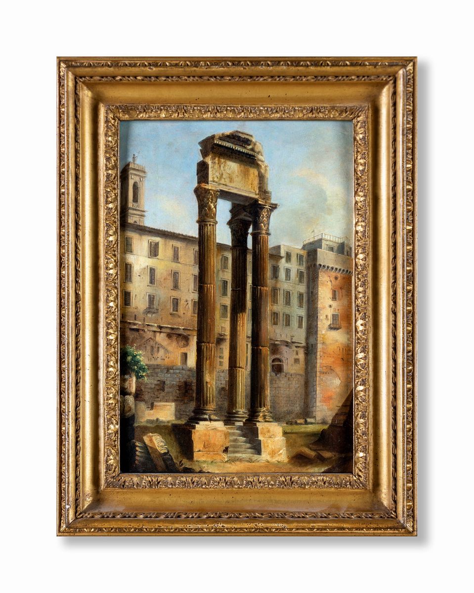 Léon Alexandre Alphonse Joubert - Resti del Tempio di Giove al Foro