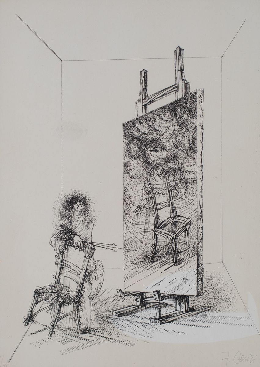 Fabrizio Clerici - Lotto di 2 Litografie