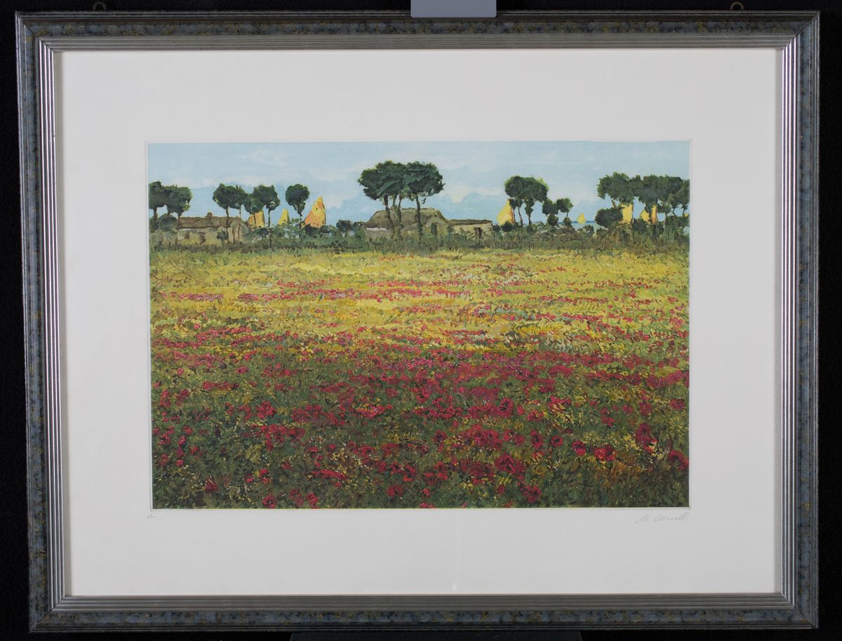 Michele Cascella - Campo di Papaveri