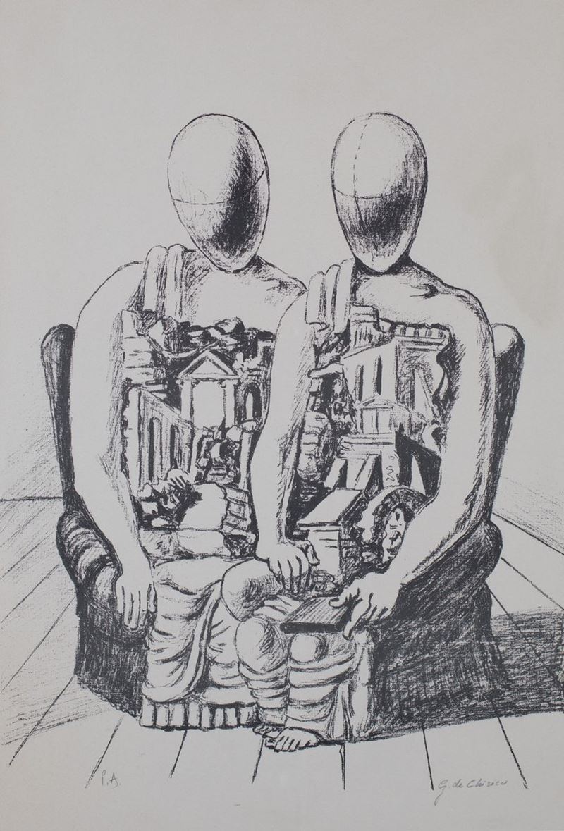 Giorgio De Chirico - Senza Titolo