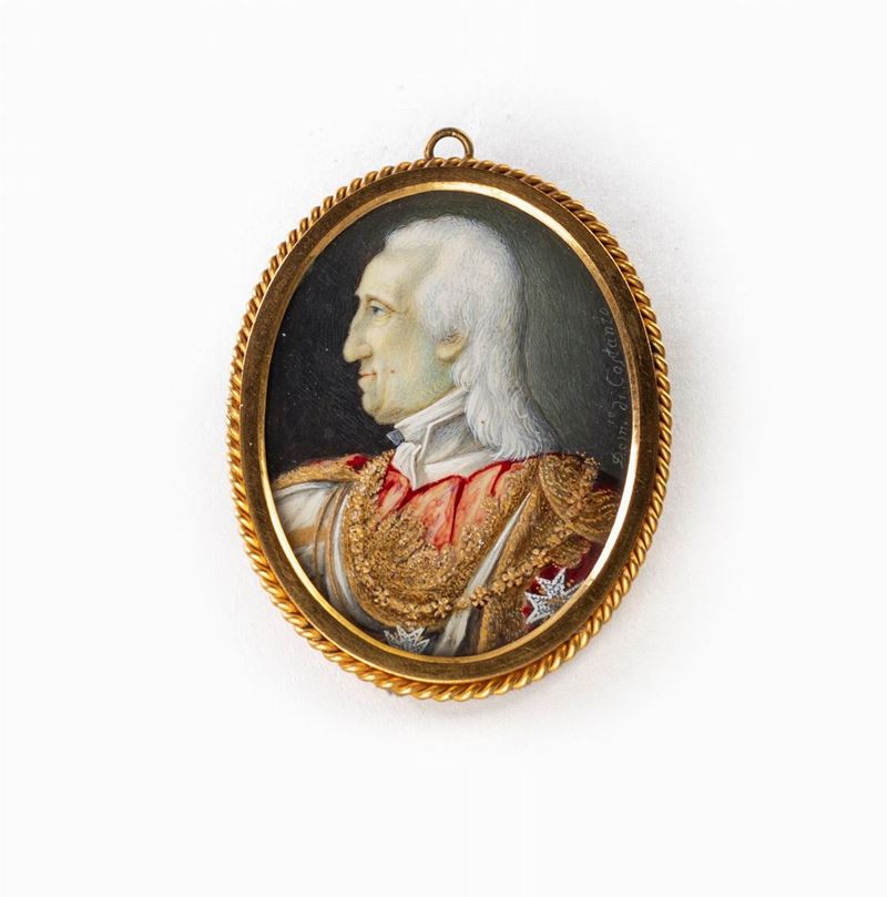 Domenico di Costanzo - Ritratto di Ferdinando IV di Borbone