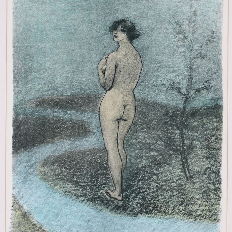 Francesco Messina - Nuda in Riva al Fiume