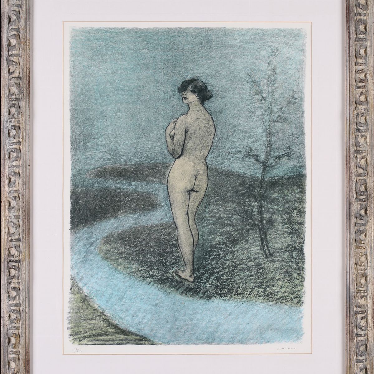 Francesco Messina - Nuda in Riva al Fiume