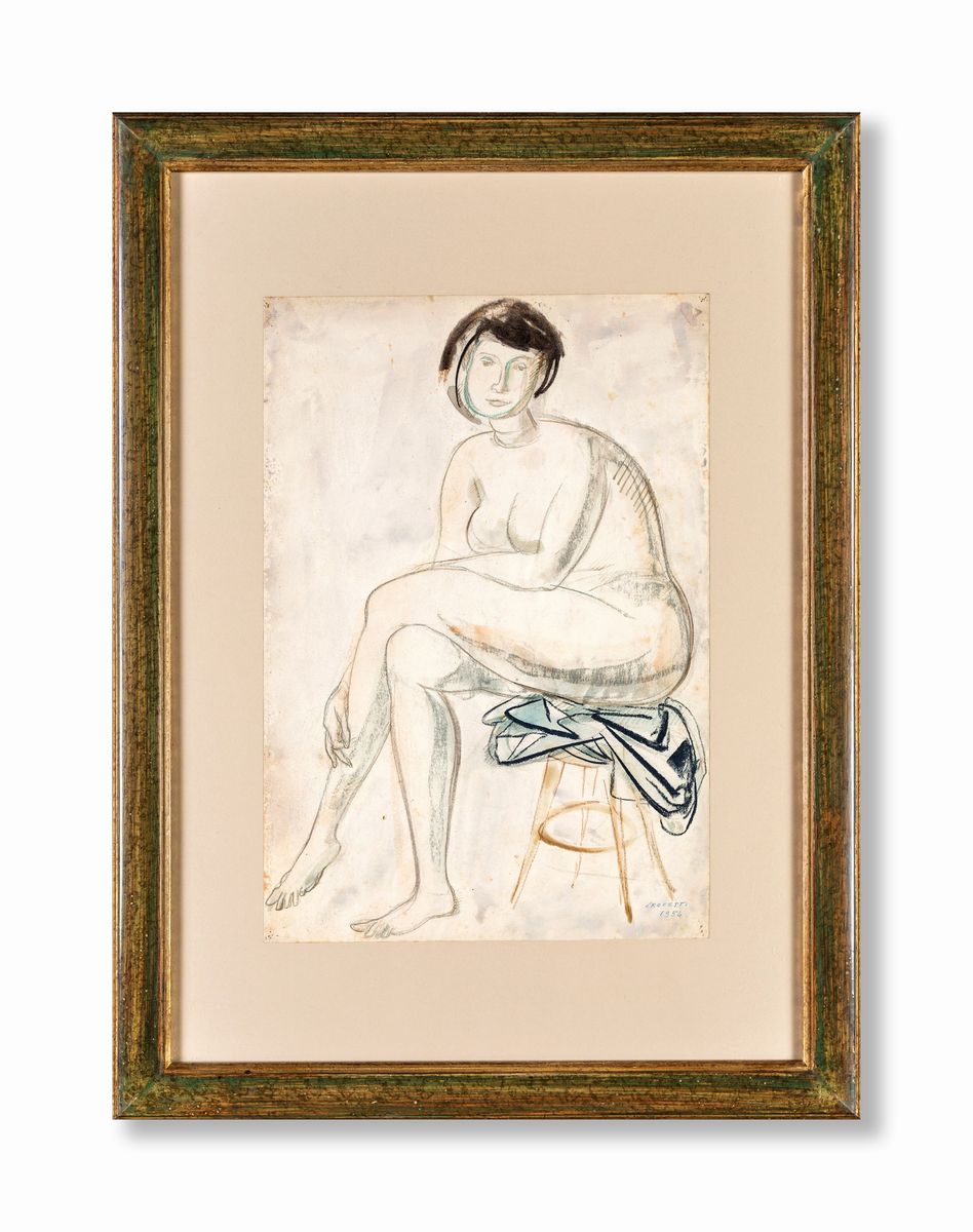 Venanzo Crocetti - Nudo di Donna con Drappo