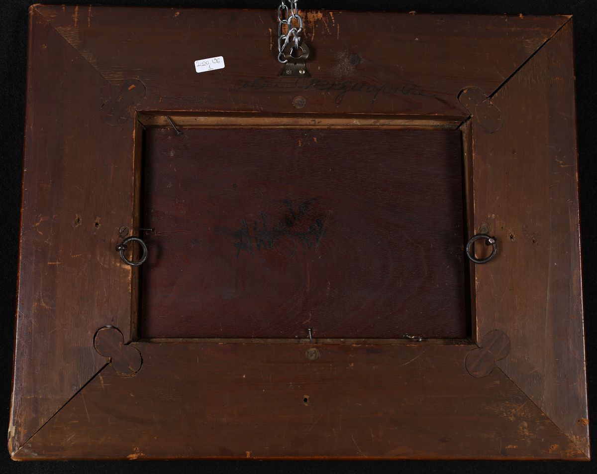 Pittore Russo del XIX Secolo, Marina con Veliero