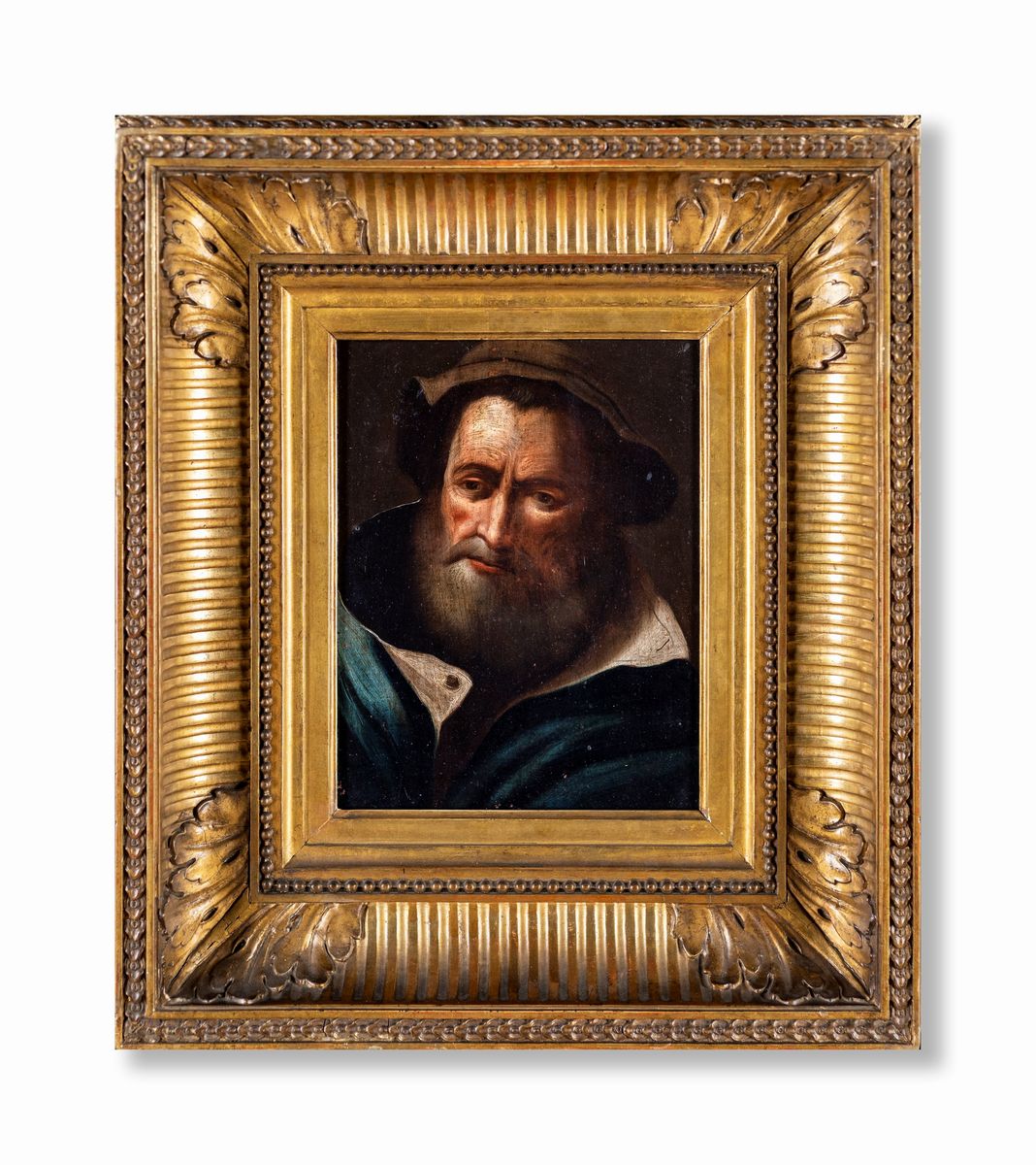 Scuola Francese del XVIII Secolo - Ritratto Maschile con Cappello
