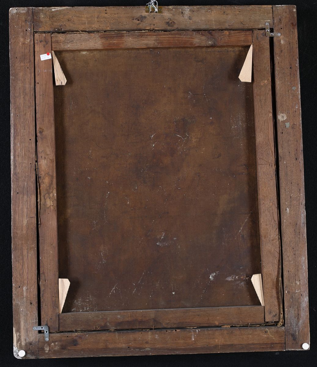 Pittore del XIX Secolo - A) Ritratto di Giovinetta B) Ritratto di Giovane Cavaliere in Abito Ross...