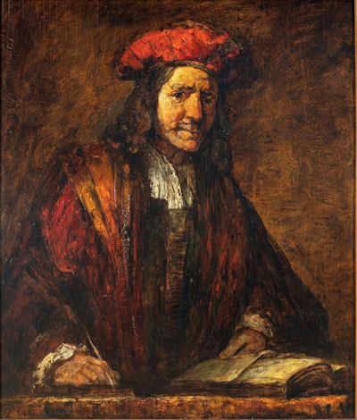 Ritratto Maschile con Lettera