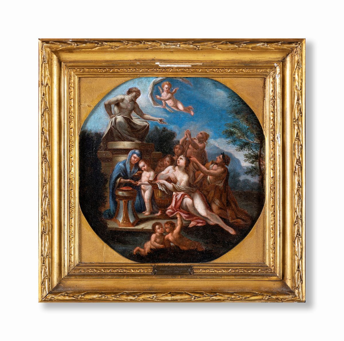 Scuola Francese del XVII Secolo - A) Bacco e Arianna alla Presenza di Giove B) le Nozze di Bacco ...