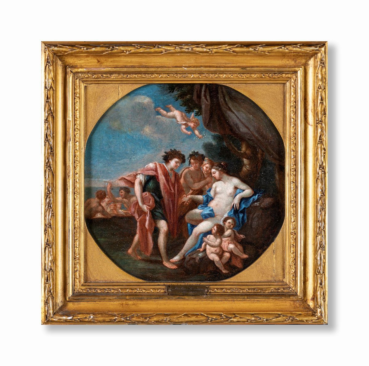 Scuola Francese del XVII Secolo - A) Bacco e Arianna alla Presenza di Giove B) le Nozze di Bacco ...