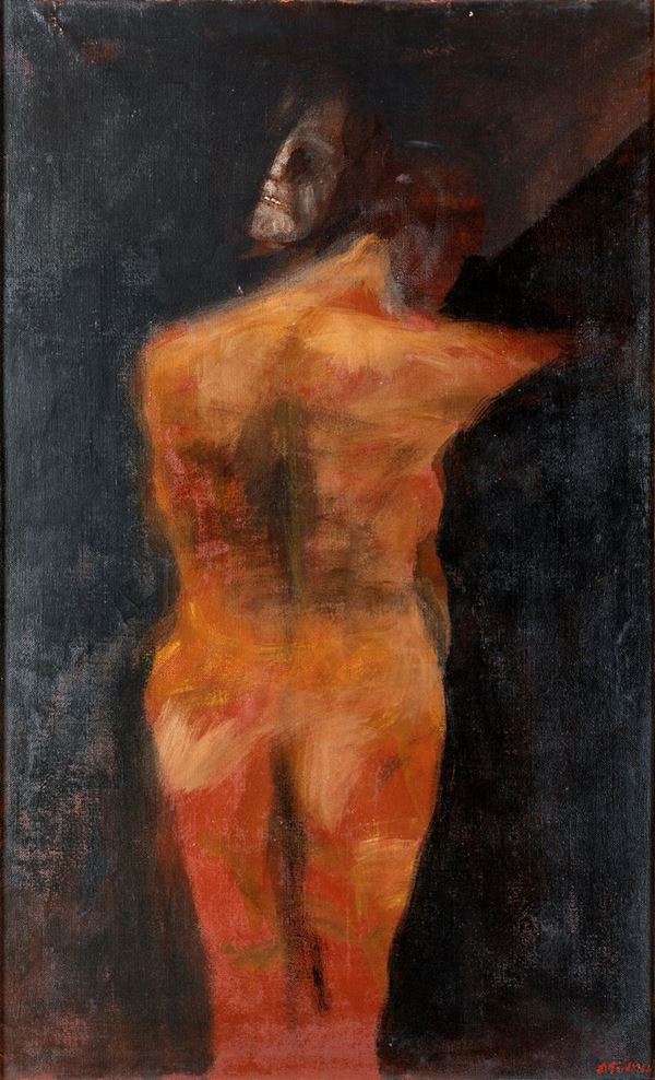 Ugo Attardi - Nudo di donna
