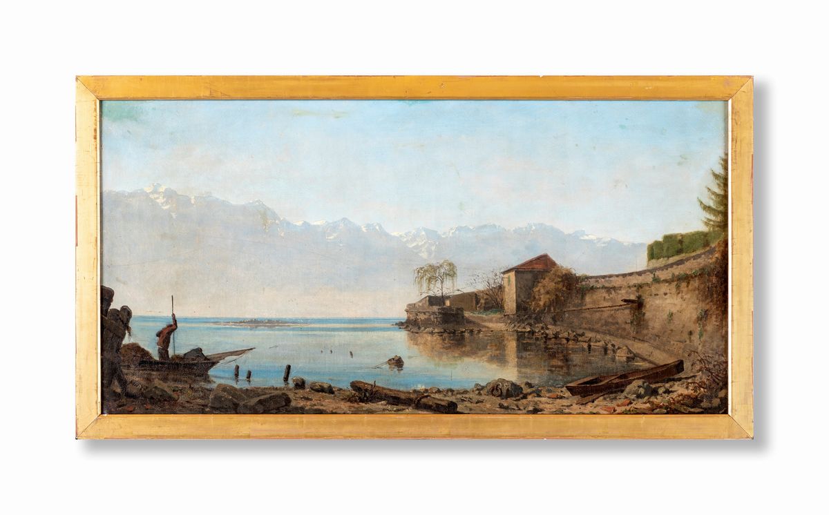 Pittore del XIX Secolo - Paesaggio Veneto