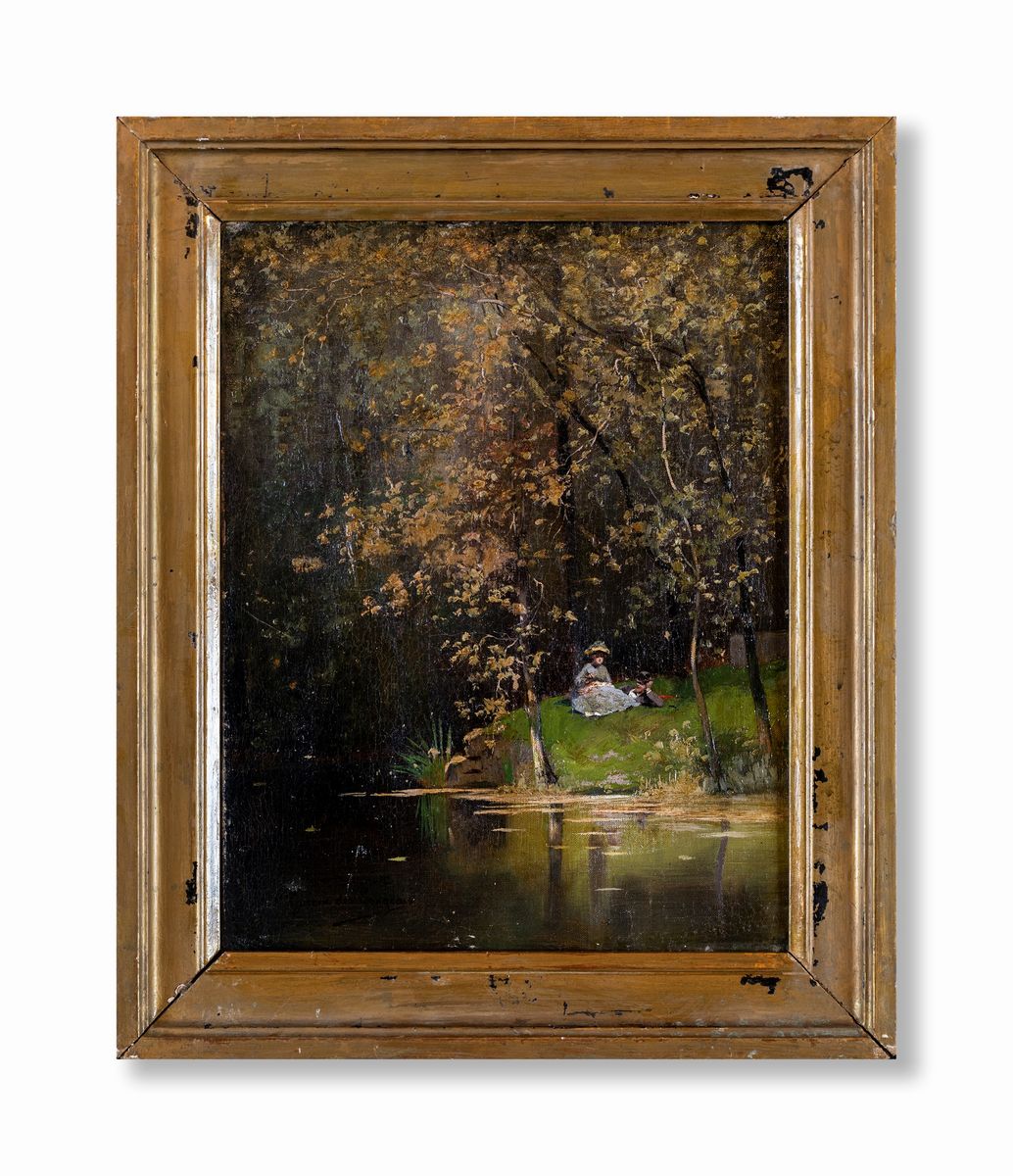Pierre Charles Guérin Des Longrais - Scena Galante Lungo il Fiume