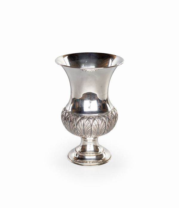 Vaso a cratere in argento
