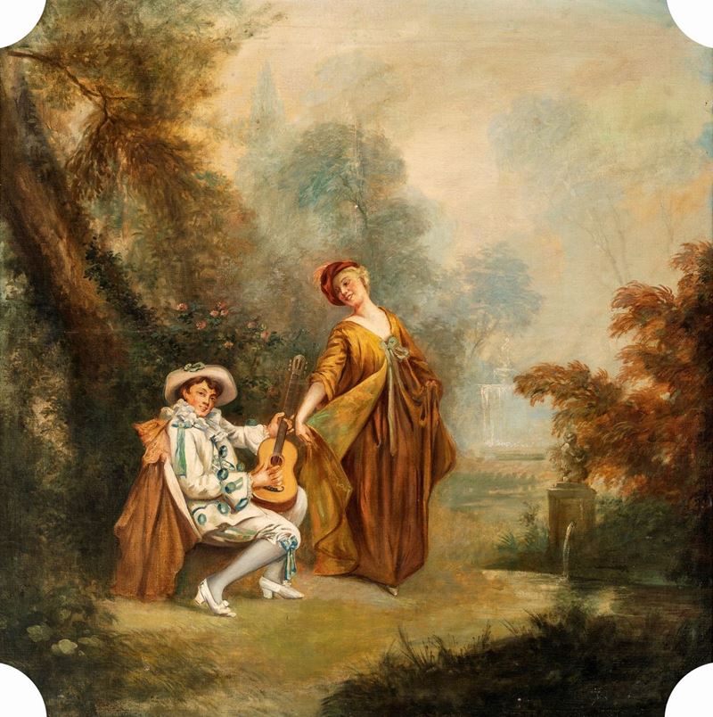 Scuola Francese del XIX Secolo - Scena Galante