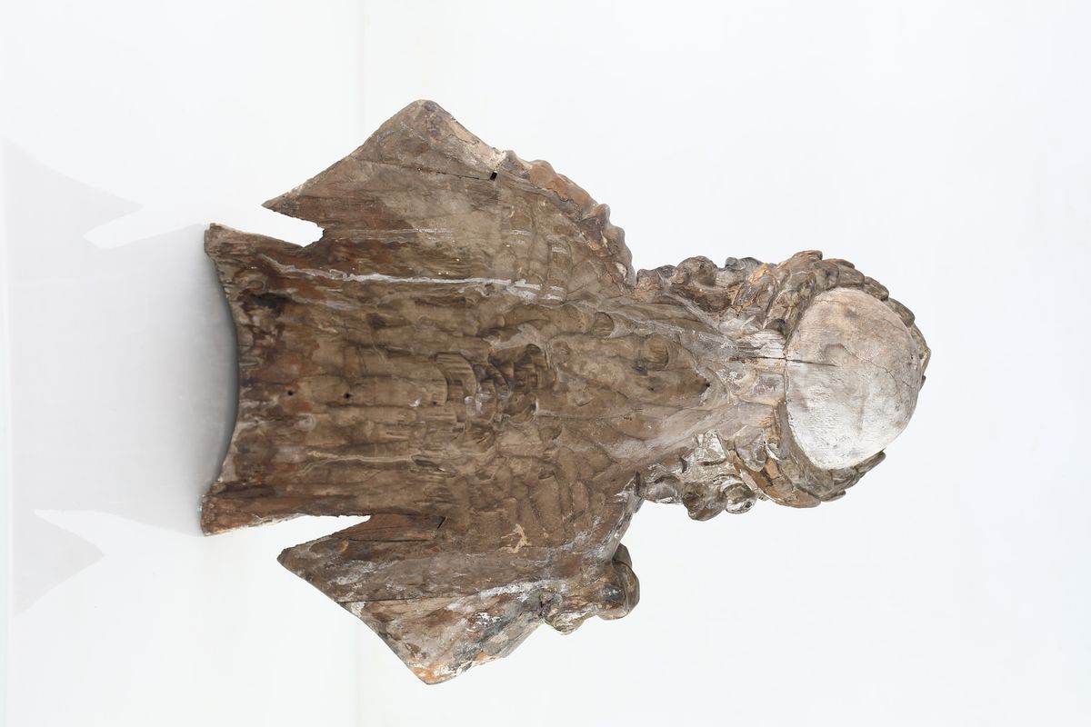 Busto in Legno Policromo, XVII Secolo