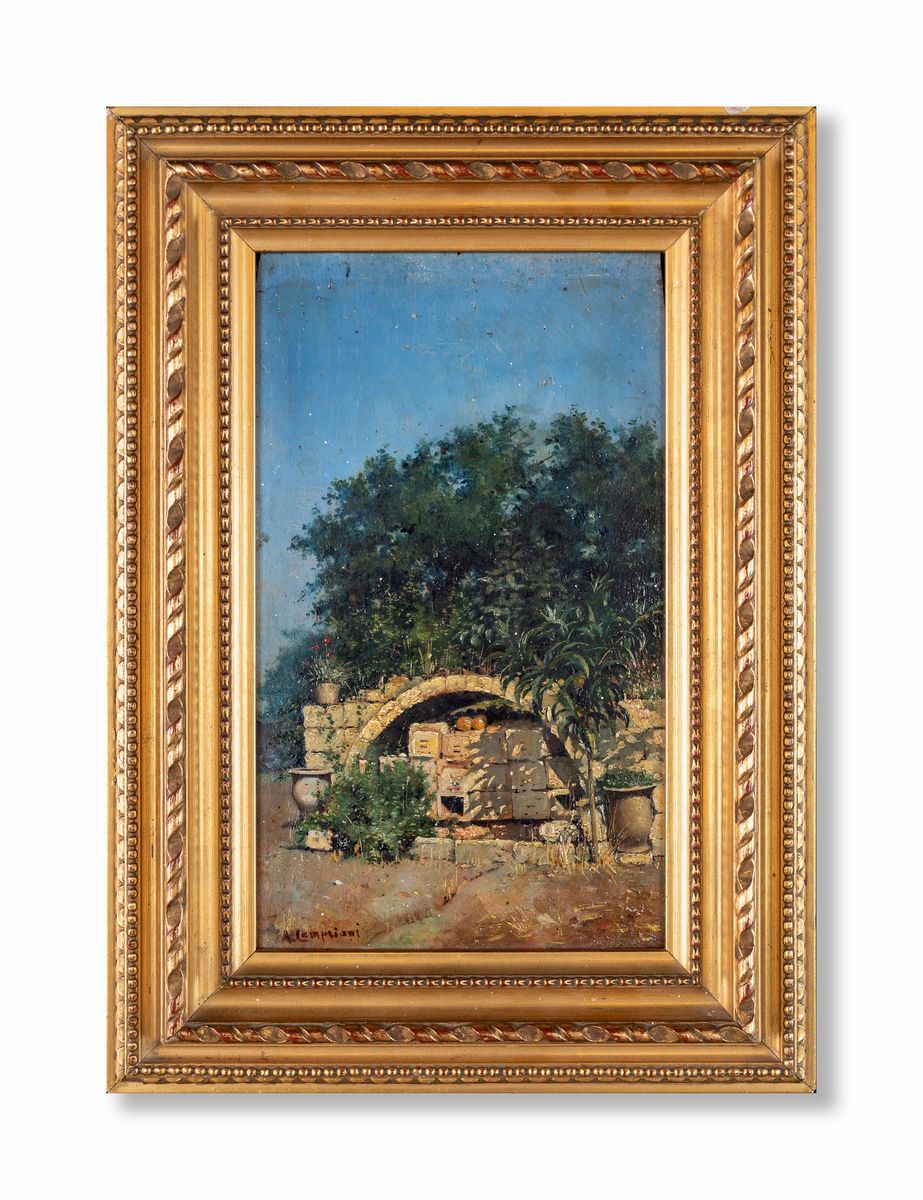 Alceste Campriani - Scorcio di Giardino