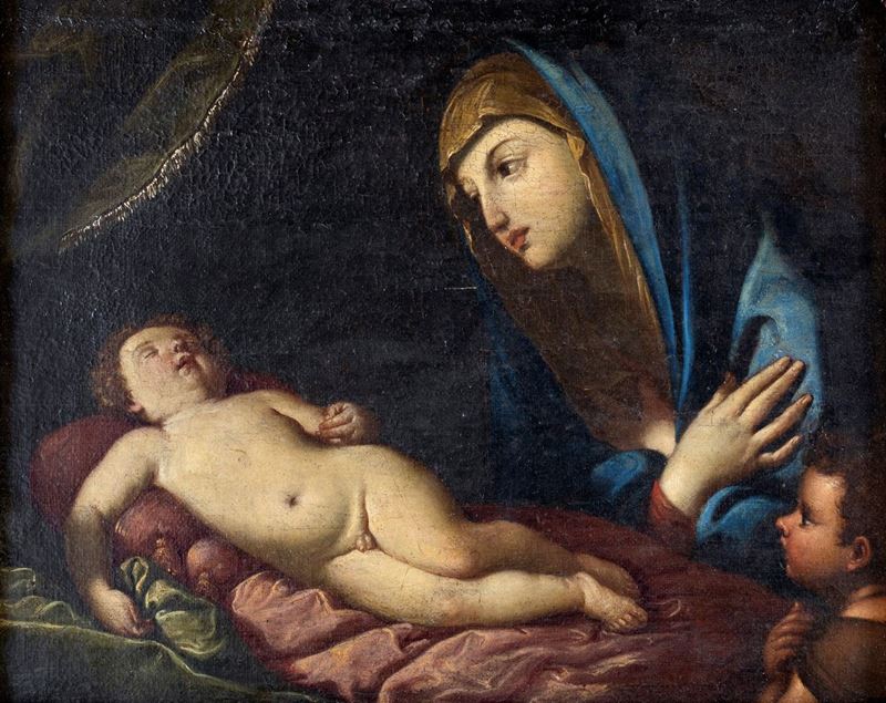 Scuola Emiliana del XVII Secolo - Madonna Col Bambino
