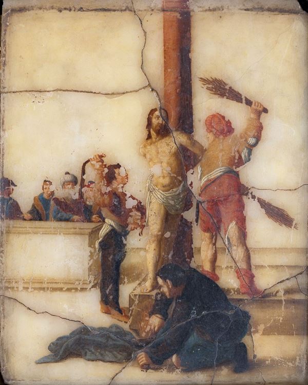 Scuola italiana del XVII secolo - Flagellazione di Cristo