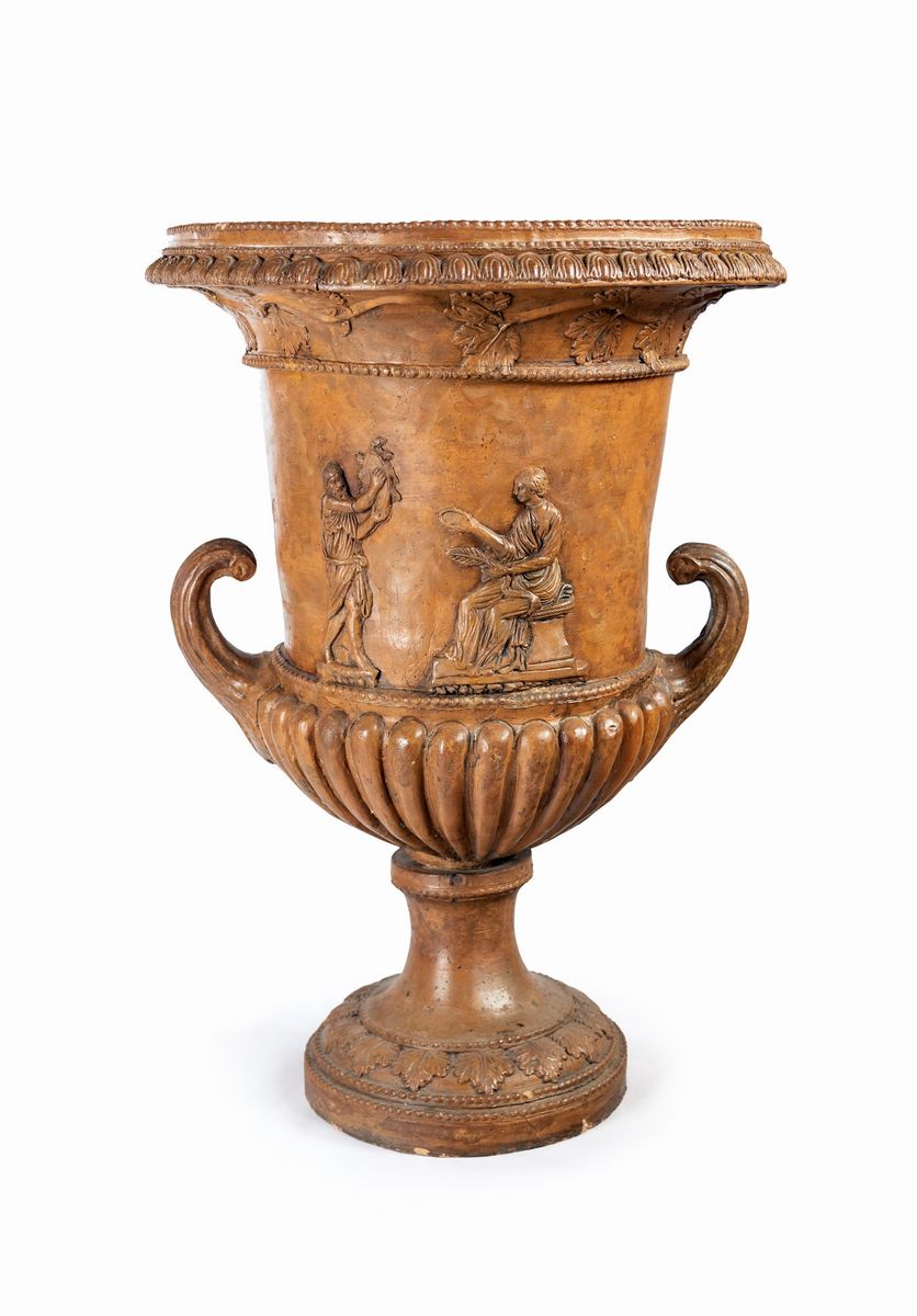 Vaso Medici in Terracotta, XIX Secolo